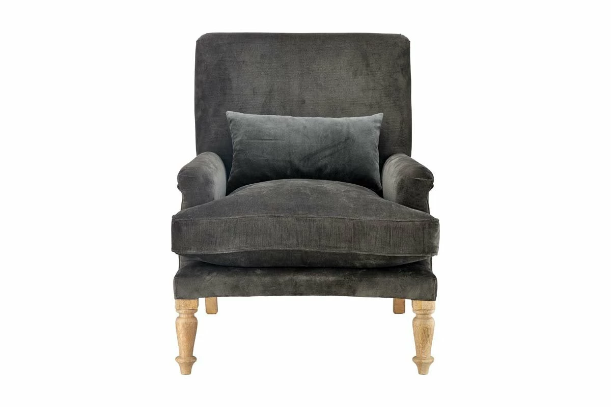 Nalla Velvet Armchair - Moss 10 Nalla Velvet Armchair - Moss - Image 8