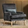 Nalla Velvet Armchair - Moss -furniture Sales Store nkuku nalla velvet armchair moss 5055672409755 29464417927344
