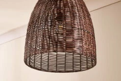Noko Natural Rattan Conical Pendant - Medium -furniture Sales Store nkuku noko natural rattan conical pendant medium 5055672419471 32810248110256