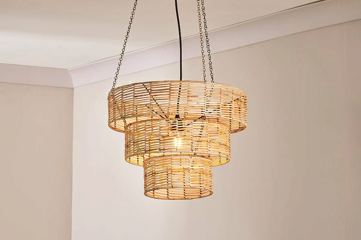 Noko Rattan Chandelier 3 Noko Rattan Chandelier