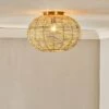Noko Rattan Flush Ceiling Light 2 Noko Rattan Flush Ceiling Light -furniture Sales Store nkuku noko rattan flush ceiling light 5055672419426 32810254827696