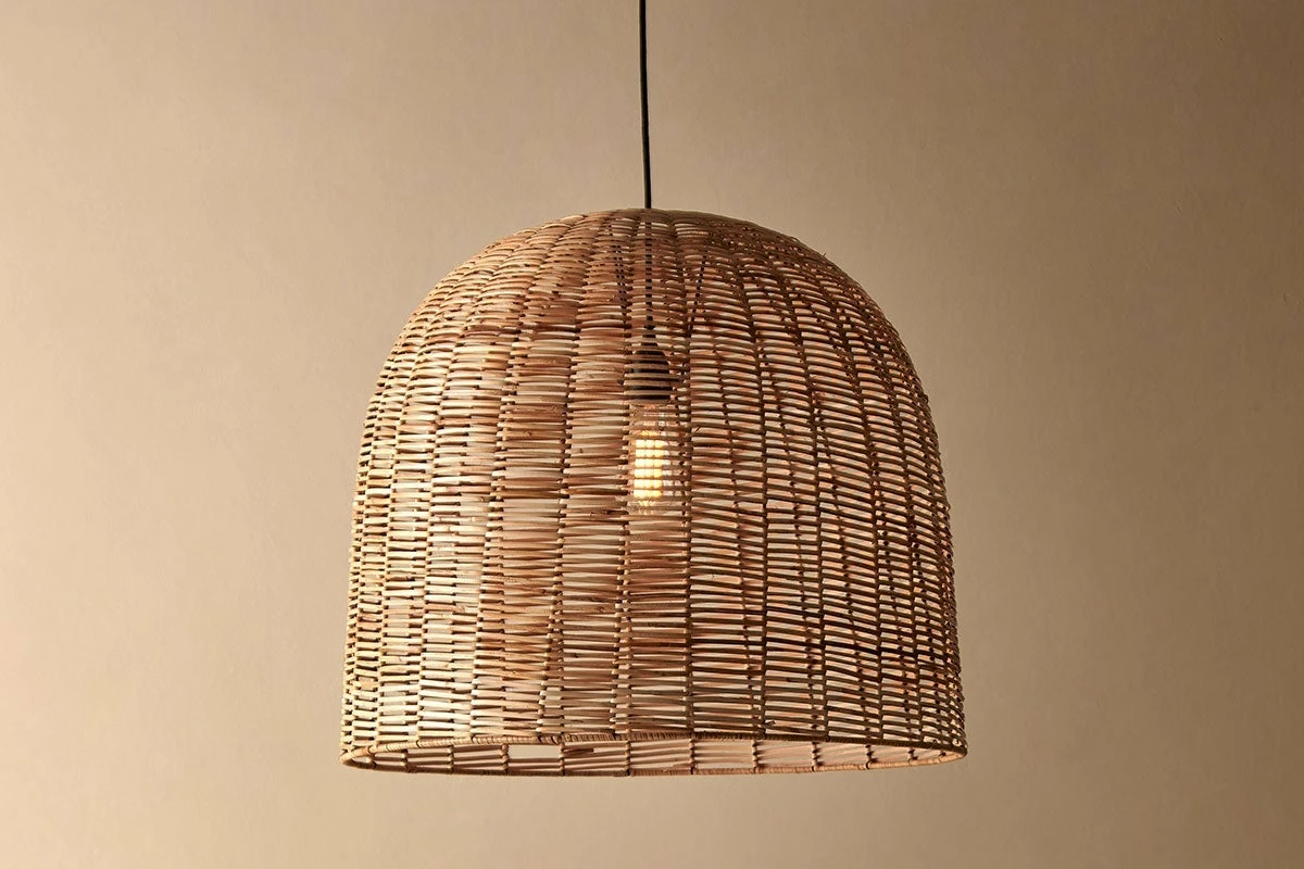 Noko Wicker Dome Pendant - Large 3 Noko Wicker Dome Pendant - Large