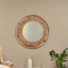 Pamelia Round Cane Mirror - Small 1 Pamelia Round Cane Mirror - Small -furniture Sales Store nkuku pamelia round cane mirror small 5055672420552 32810266099888
