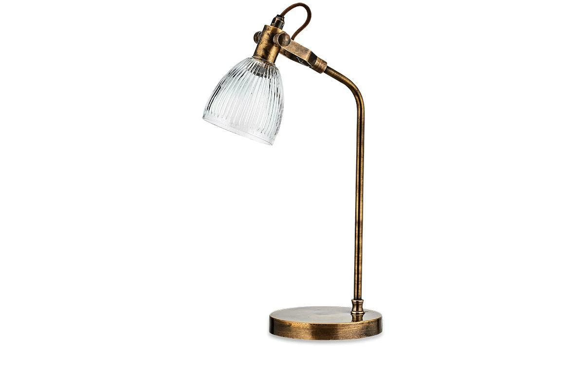 Rarni Recycled Glass Table Lamp - Antique Brass 6 Rarni Recycled Glass Table Lamp - Antique Brass - Image 4