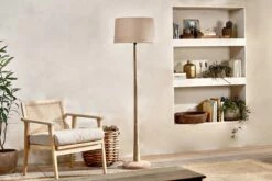 Sahar Mango Wood Floor Lamp