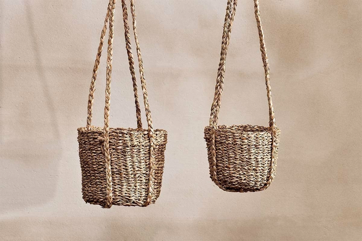 Sangdi Seagrass Hanging Planter 5 Sangdi Seagrass Hanging Planter - Image 3