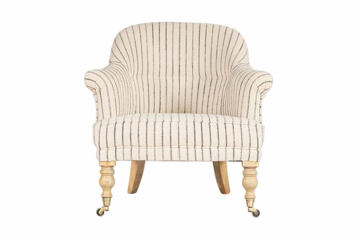 Sanja Stripe Armchair 10 Sanja Stripe Armchair - Image 8
