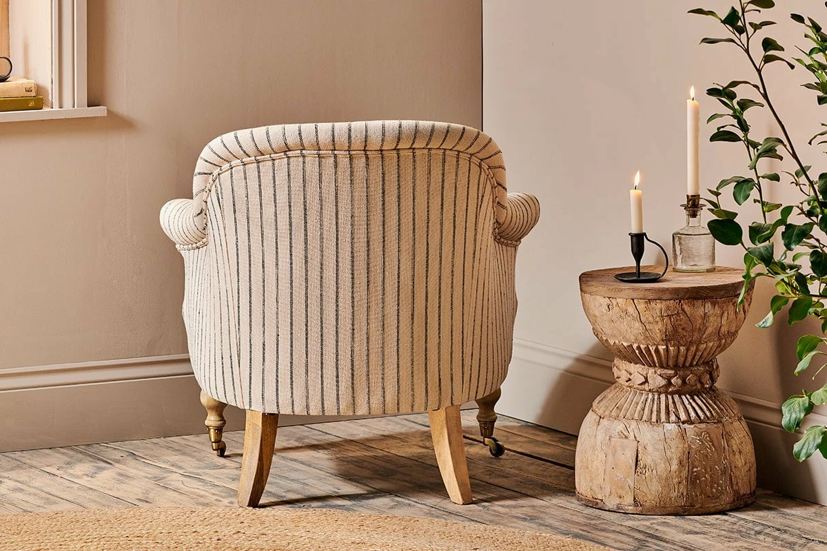 Sanja Stripe Armchair 6 Sanja Stripe Armchair - Image 4