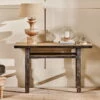 Serpur Reclaimed Pine Console Table - Charcoal - One Size -furniture Sales Store nkuku serpur reclaimed pine console table charcoal 5055672414247 32734616977584