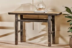 Serpur Reclaimed Pine Console Table - Charcoal - One Size 10 Serpur Reclaimed Pine Console Table - Charcoal - One Size -furniture Sales Store nkuku serpur reclaimed pine console table charcoal 5055672414247 32734617075888
