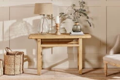 Serpur Reclaimed Pine Console Table - Natural