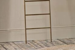 Temur Iron Decorative Ladder - Brass -furniture Sales Store nkuku temur iron decorative ladder brass 5055672407805 29411266003120