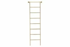 Temur Iron Decorative Ladder - Brass -furniture Sales Store nkuku temur iron decorative ladder brass 5055672407805 29411266035888