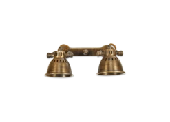 Tubu Brass Double Spot Light - Antique Brass -furniture Sales Store nkuku tubu brass double spot light antique brass 5055672475675 33100547489968