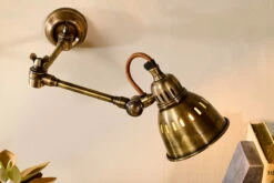 Tubu Brass Extendable Wall Light - Antique Brass