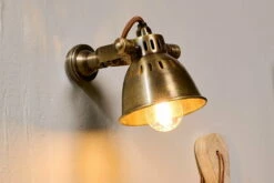 Tubu Brass Spot Light - Antique Brass