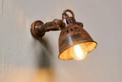 Tubu Brass Spot Light - Rust