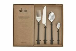 Usa Cutlery Set - Black (Set Of 16) 7 Usa Cutlery Set - Black (Set Of 16) -furniture Sales Store nkuku usa cutlery set of 16 black 5055672497585 23060957659312