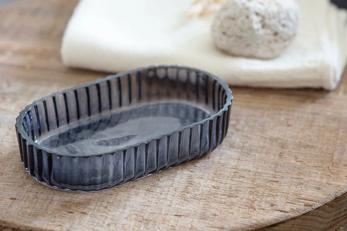 Valeska Recycled Glass Soap Dish 4 Valeska Recycled Glass Soap Dish - Image 2