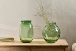 Vanita Glass Vase - Green - Tall -furniture Sales Store nkuku vanita glass vase green tall 5055672419747 32810347593904