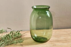 Vanita Glass Vase - Green - Tall -furniture Sales Store nkuku vanita glass vase green tall 5055672419747 32810347626672