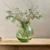 Vanita Glass Vase - Green - Wide -furniture Sales Store nkuku vanita glass vase green wide 5055672419778 32810352279728