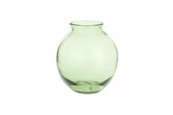 Vanita Glass Vase - Green - Wide -furniture Sales Store nkuku vanita glass vase green wide 5055672419778 32810352312496
