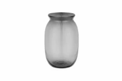 Vanita Glass Vase - Smoke - Tall -furniture Sales Store nkuku vanita glass vase smoke 32810355556528