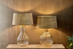 Varanisi Wide Recycled Glass Lamp 12 Varanisi Wide Recycled Glass Lamp -furniture Sales Store nkuku varanisi wide glass lamp 5055672406099 29382642663600