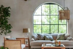 Vedalai Jute And Metal Frame Pendant - Large -furniture Sales Store nkuku vedalai jute and metal frame pendant large 5055672419433 32810369417392