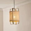 Vedalai Jute And Metal Frame Pendant - Small 1 Vedalai Jute And Metal Frame Pendant - Small -furniture Sales Store nkuku vedalai jute and metal frame pendant small 5055672419440 32810372333744