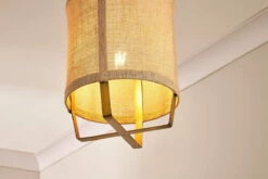 Vedalai Jute And Metal Frame Pendant - Small 9 Vedalai Jute And Metal Frame Pendant - Small -furniture Sales Store nkuku vedalai jute and metal frame pendant small 5055672419440 32810372792496