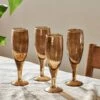Yala Hammered Champagne Glass - Smoke Brown (Set Of 4) 1 Yala Hammered Champagne Glass - Smoke Brown (Set Of 4) -furniture Sales Store nkuku yala champagne smoke brown set of 4 5055672410829 31010189050032
