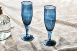 Yala Hammered Champagne Glass - Indigo (Set Of 4) -furniture Sales Store nkuku yala hammered champagne glass indigo set of 4 5055672404835 31649831223472