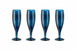 Yala Hammered Champagne Glass - Indigo (Set Of 4) -furniture Sales Store nkuku yala hammered champagne glass indigo set of 4 5055672404835 31649831289008