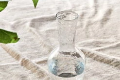 Yala Hammered Jug - Clear Glass -furniture Sales Store nkuku yala hammered jug 5055672402084 31313115480240