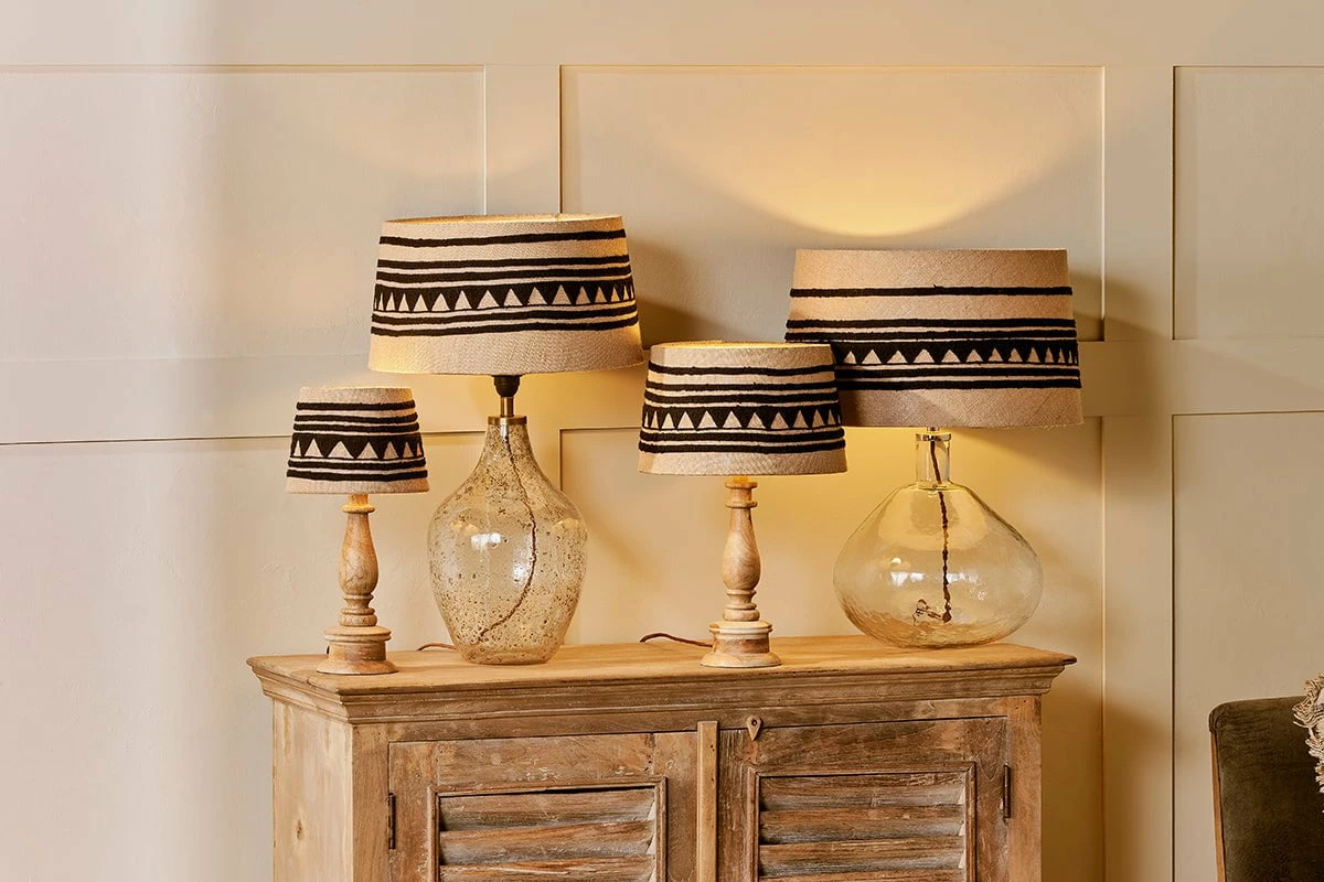 Yongana Jute Pattern Lampshade 3 Yongana Jute Pattern Lampshade