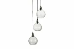 Ziva Recycled Glass Cluster Pendant - Clear -furniture Sales Store nkuku ziva glass cluster pendant clear available from 23rd august 5055672400530 29455563948208