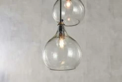Ziva Recycled Glass Cluster Pendant - Clear -furniture Sales Store nkuku ziva glass cluster pendant clear available from 23rd august 5055672400530 29455601074352