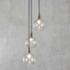 Ziva Recycled Glass Cluster Pendant - Clear 2 Ziva Recycled Glass Cluster Pendant - Clear -furniture Sales Store nkuku ziva glass cluster pendant clear available from 23rd august 5055672400530 29455620309168