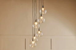 Ziva Statement Recycled Glass Cluster Pendant - Clear 9 Ziva Statement Recycled Glass Cluster Pendant - Clear -furniture Sales Store nkuku ziva statement recycled glass cluster pendant clear 5055672419372 32810429644976